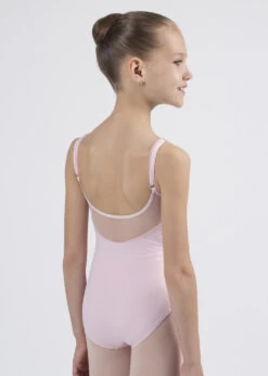 DAD1491/1MP LEOTARD WITH Adjustable STRAPS With MESH Detail-new Collection