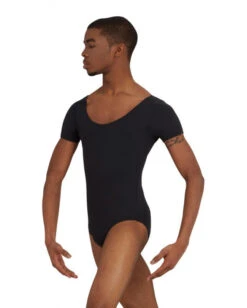 Capezio SHORT SLEEVE LEOTARDS W/ ROUND NECKLINE