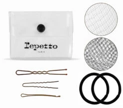 Repetto Black Hair Kit For Dance Bun