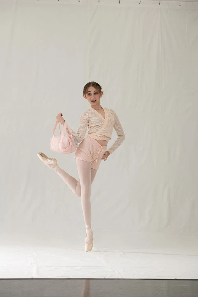 Repetto Warm Up Shorts- Pink 4 Repetto Warm Up Shorts- Pink - Image 2