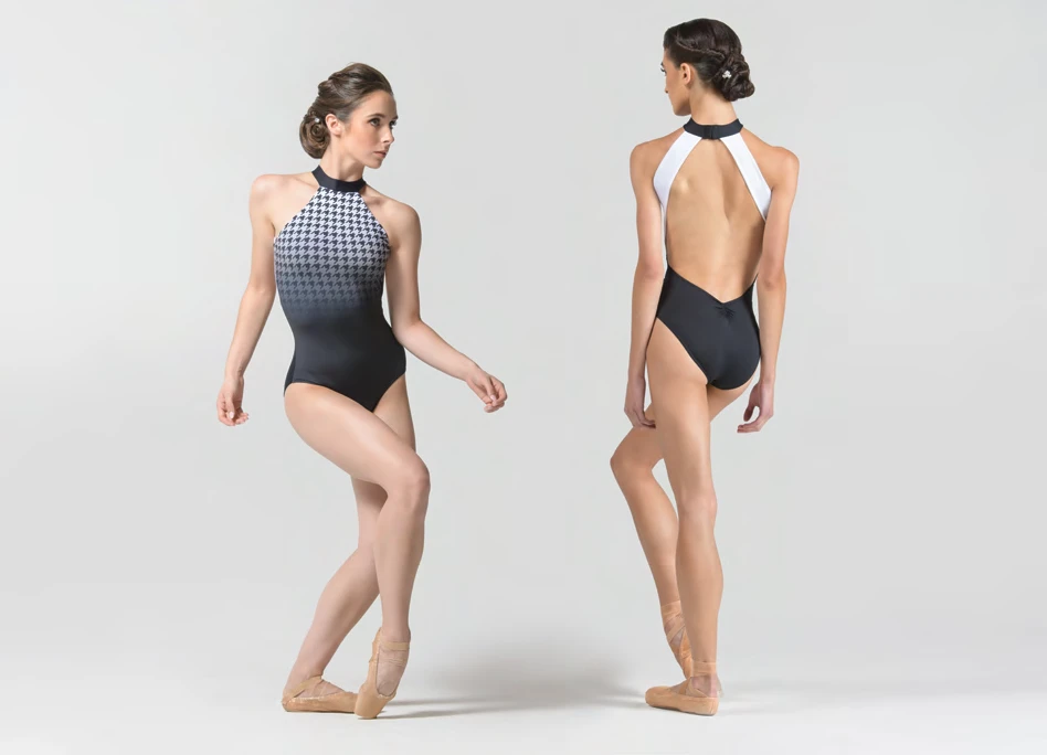 Ballet Rose Imani Black And White High Neck Leotard-selling Fast 4 Ballet Rose Imani Black And White High Neck Leotard-selling Fast - Image 2