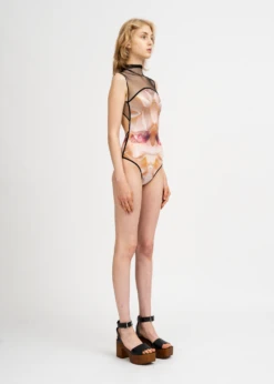 JUDE THE OBSCURE - HIGH NECK Cut Hand Made In Italy- New Arrival- Going Very Fast- While You Think This Is Going -Fashion Clothing Store Roses HN 8.7 08