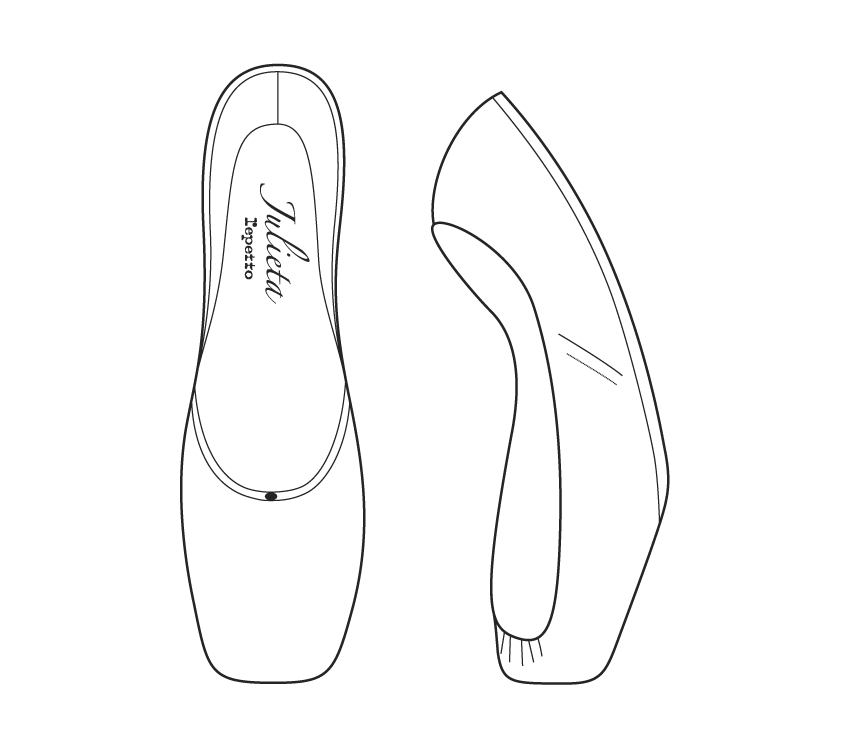 Repetto Pointe Julieta - Large Box Soft Sole 6 Repetto Pointe Julieta - Large Box Soft Sole - Image 4