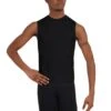 Capezio Sleeveless Fitted Muscle Tee 2 Capezio Sleeveless Fitted Muscle Tee -Fashion Clothing Store capezio sleeveless fitted muscle tee black 10359m f