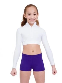 Capezio Turtleneck Long Sleeve Top - Girls