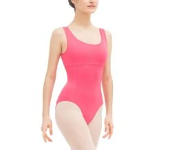 Repetto Leotard With Wide Straps And Mesh Details