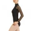 Repetto Officer Collar Fishnet Leotard -Fashion Clothing Store d0712 410 p20