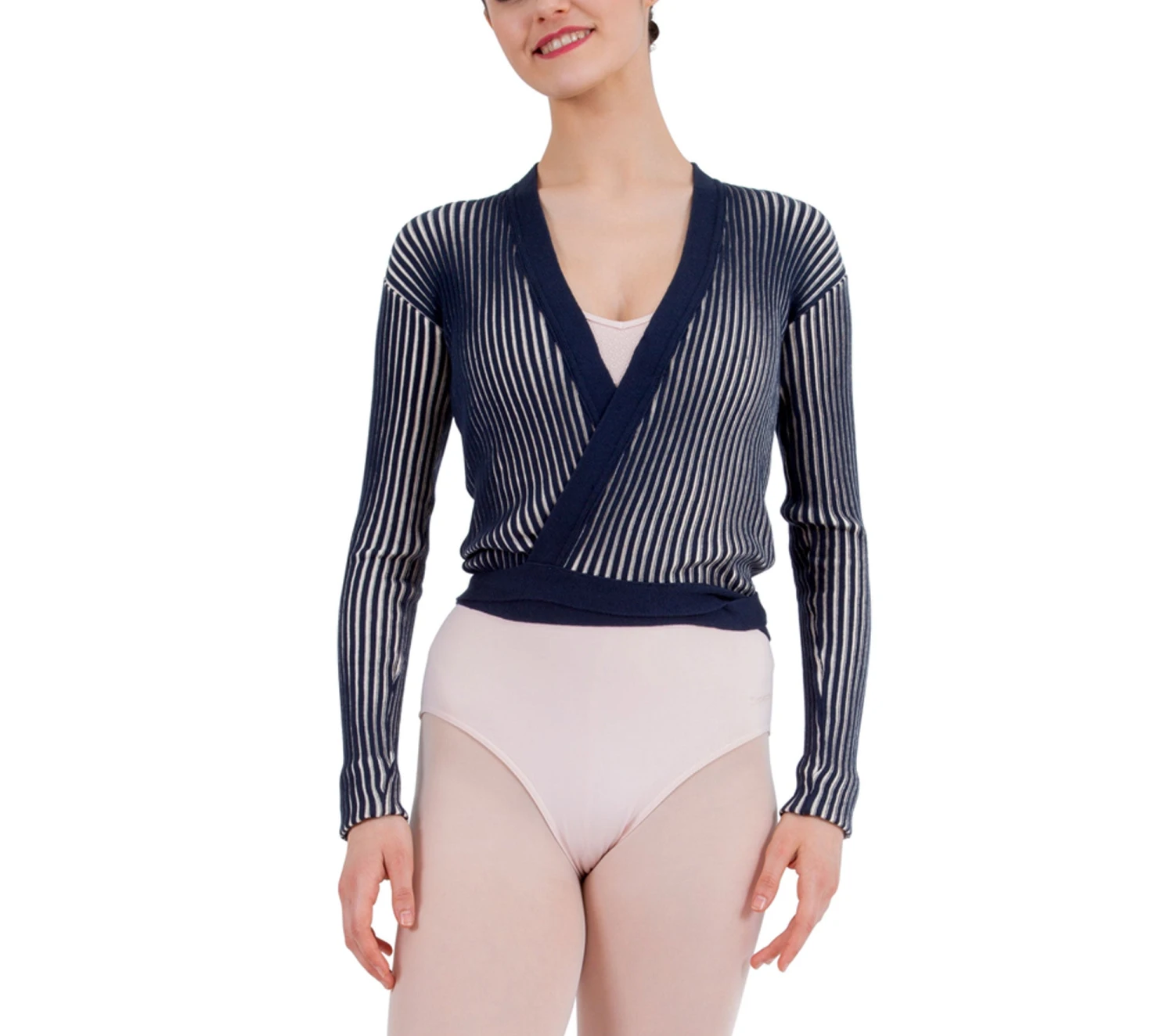 Repetto Two-tone Ribbed Knit Wrap 4 Repetto Two-tone Ribbed Knit Wrap - Image 2