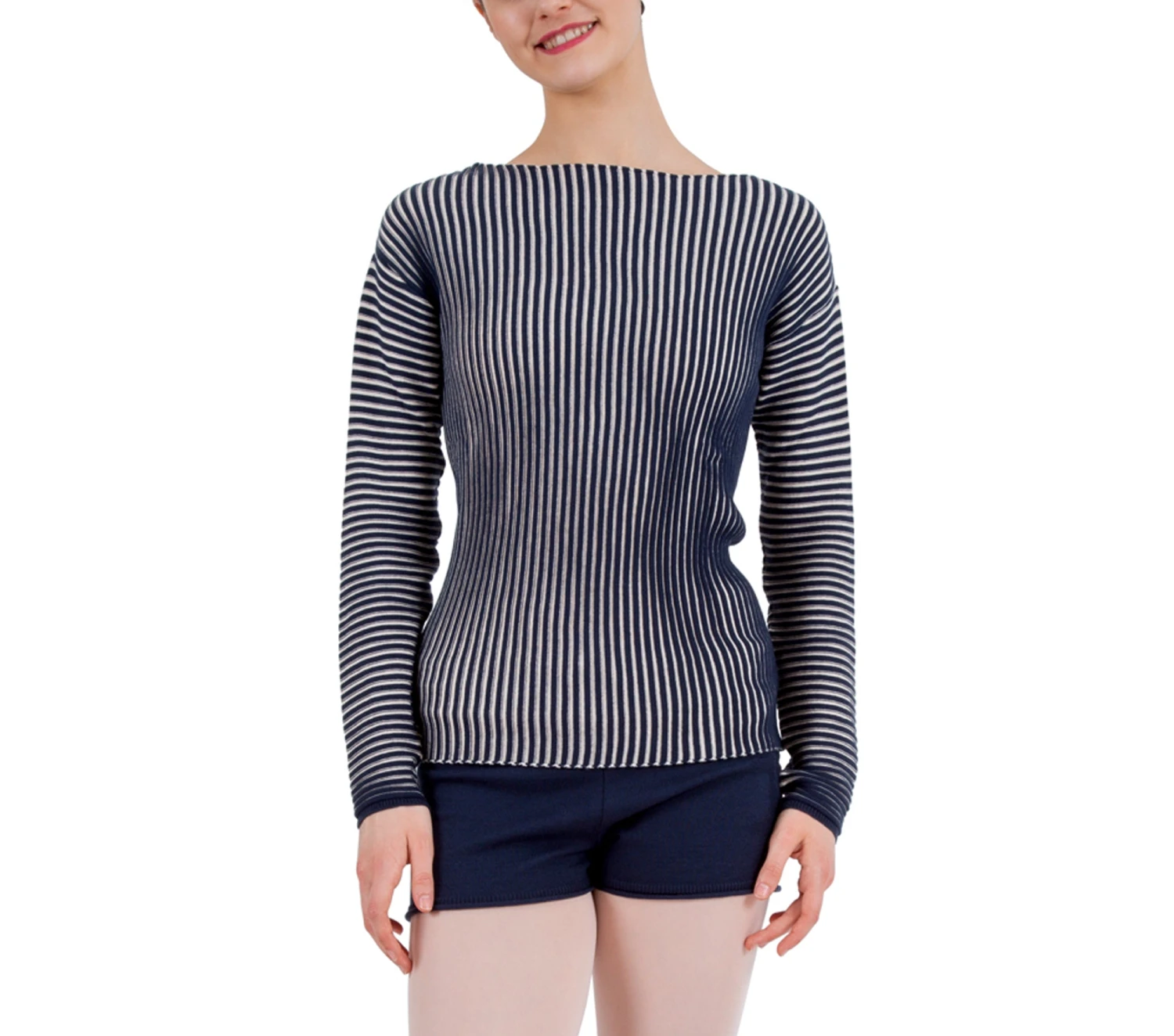 Repetto Two-color Ribbed Knit Sweater 3 Repetto Two-color Ribbed Knit Sweater