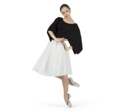 Repetto Long Top In Soft Viscose Black