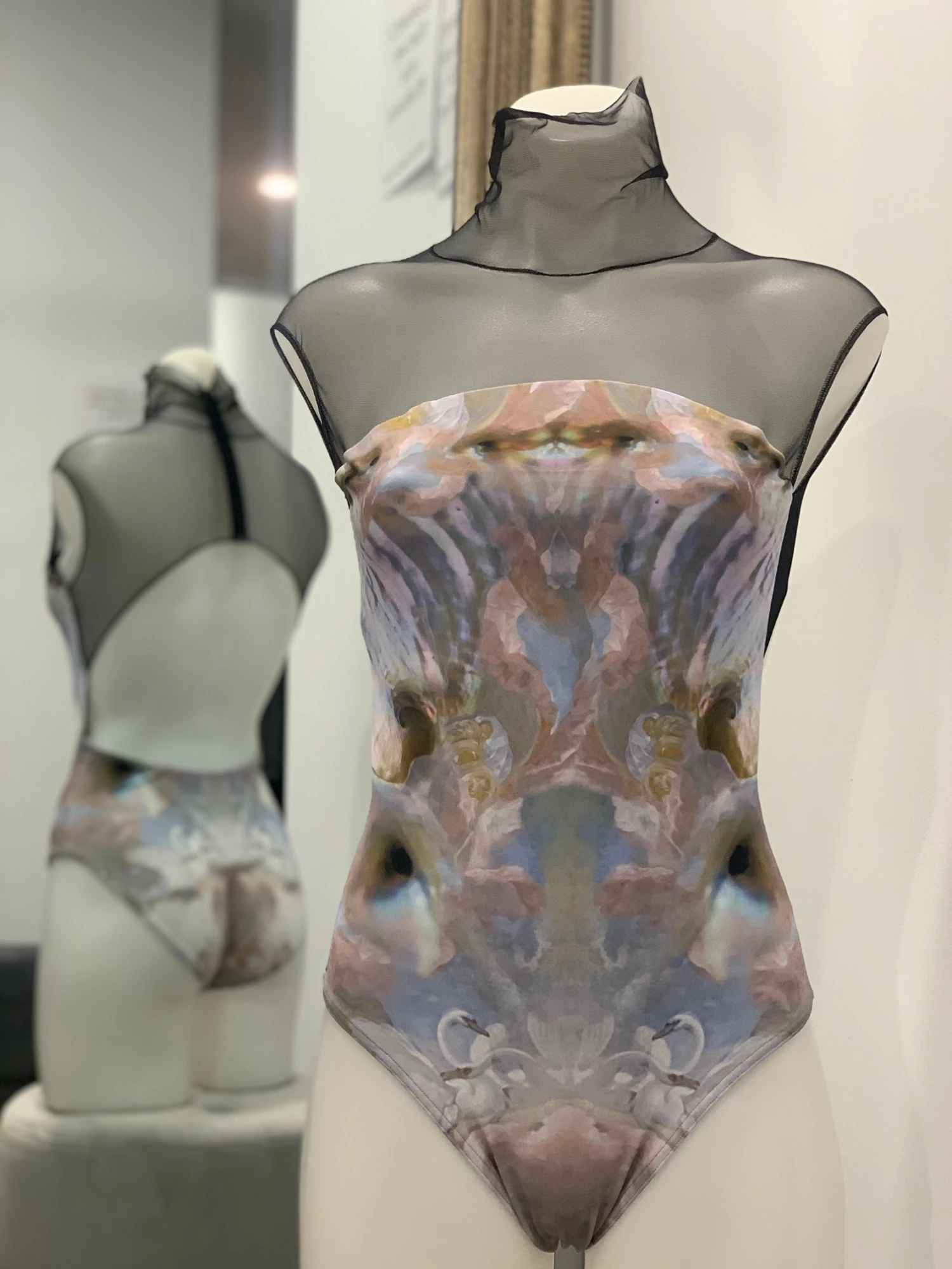 Maldire Badinerie High Neck Cut Hand Made In Italy- New Arrival- Will Go Fast 3 Maldire Badinerie High Neck Cut Hand Made In Italy- New Arrival- Will Go Fast