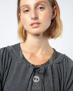 Repetto Oversized T-shirt With Tightening Neckline- New Collection -Fashion Clothing Store r0281 292 p6