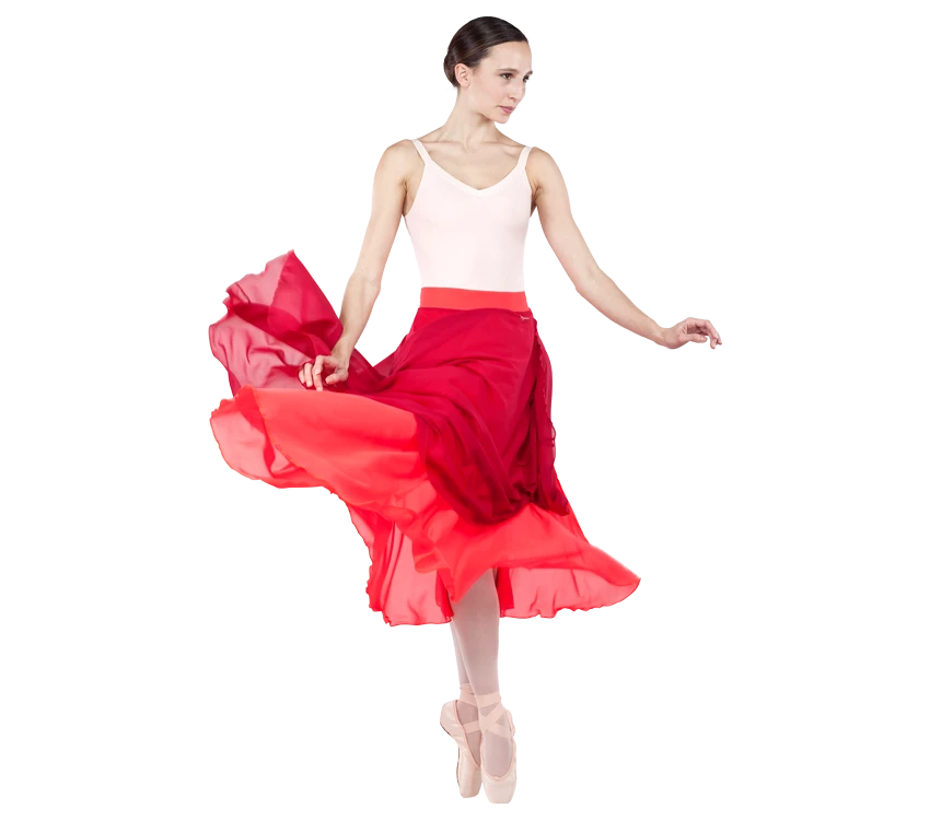 Repetto Rehearsal Skirt-Redcurrant And Fruit 4 Repetto Rehearsal Skirt-Redcurrant And Fruit - Image 2